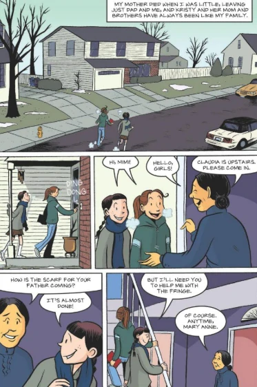 The Baby-sitters Club Mary Anne Saves the Day komiks v angličtině