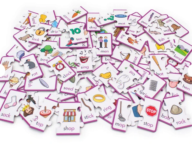 Rhyming Puzzles rýmující se anglická slovíčka puzzle