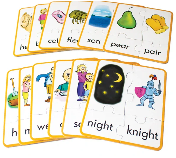 Homonym Puzzles homonyma v angličtině puzzle s obrázky
