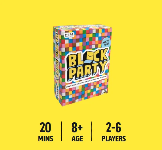 Block Party společenská stolní hra v angličtině 2-6 hráčů
