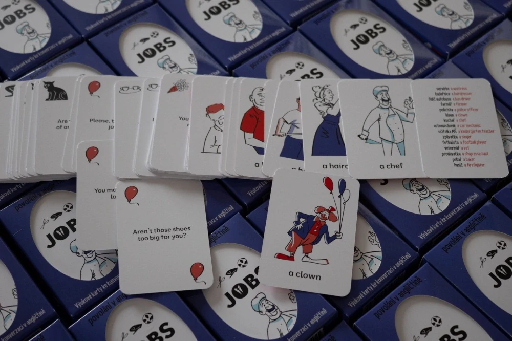Jobs povolání v angličtině výukové karty pro základní školy