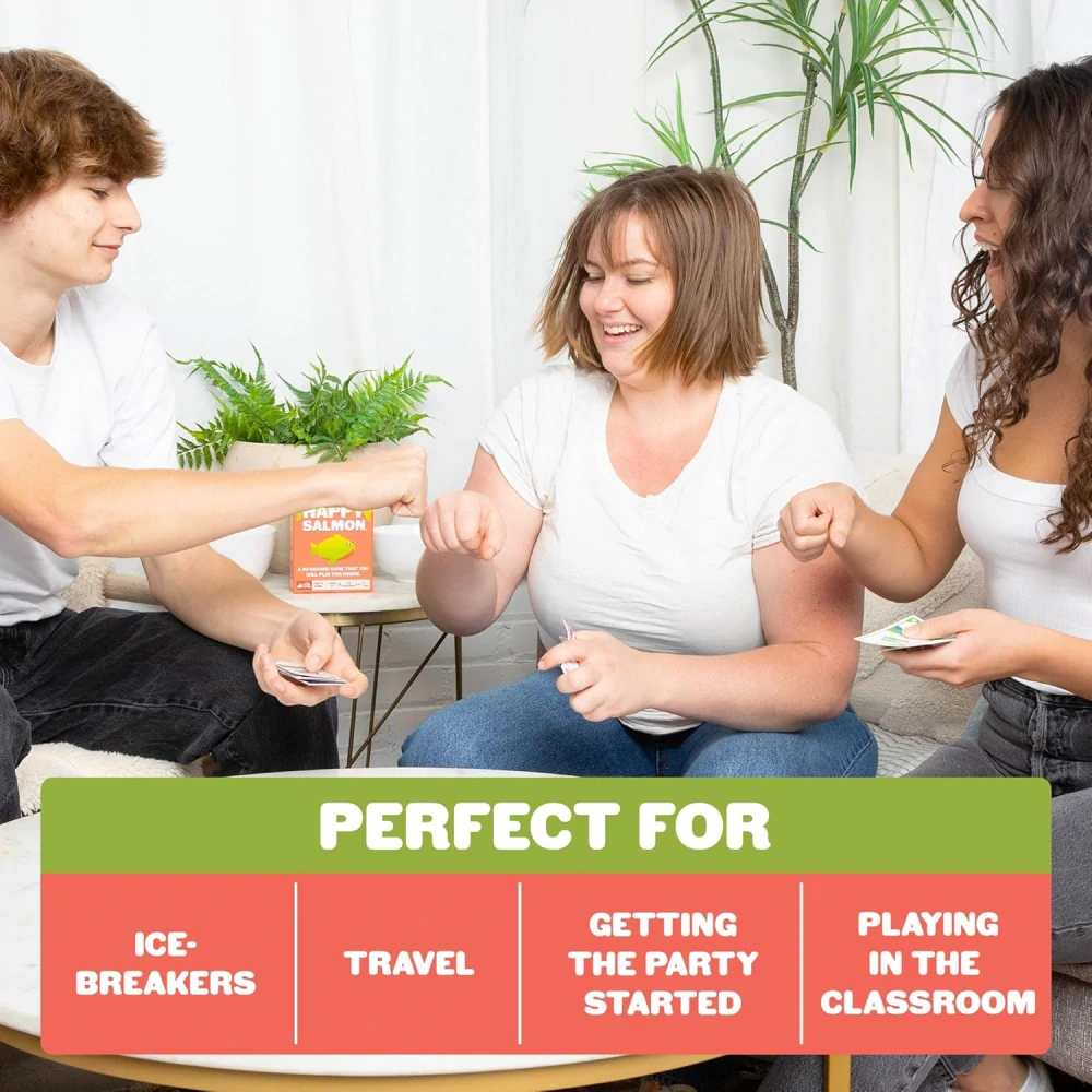 Exploding Kittens Happy Salmon Grab & Game hra v angličtině