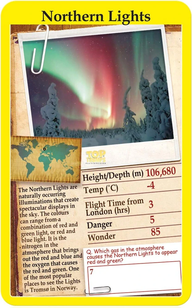Top Trumps Wonders of the World karetní hra v angličtině