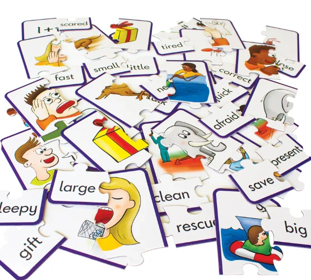 Synonym Puzzles synonyma v angličtině puzzle s obrázky