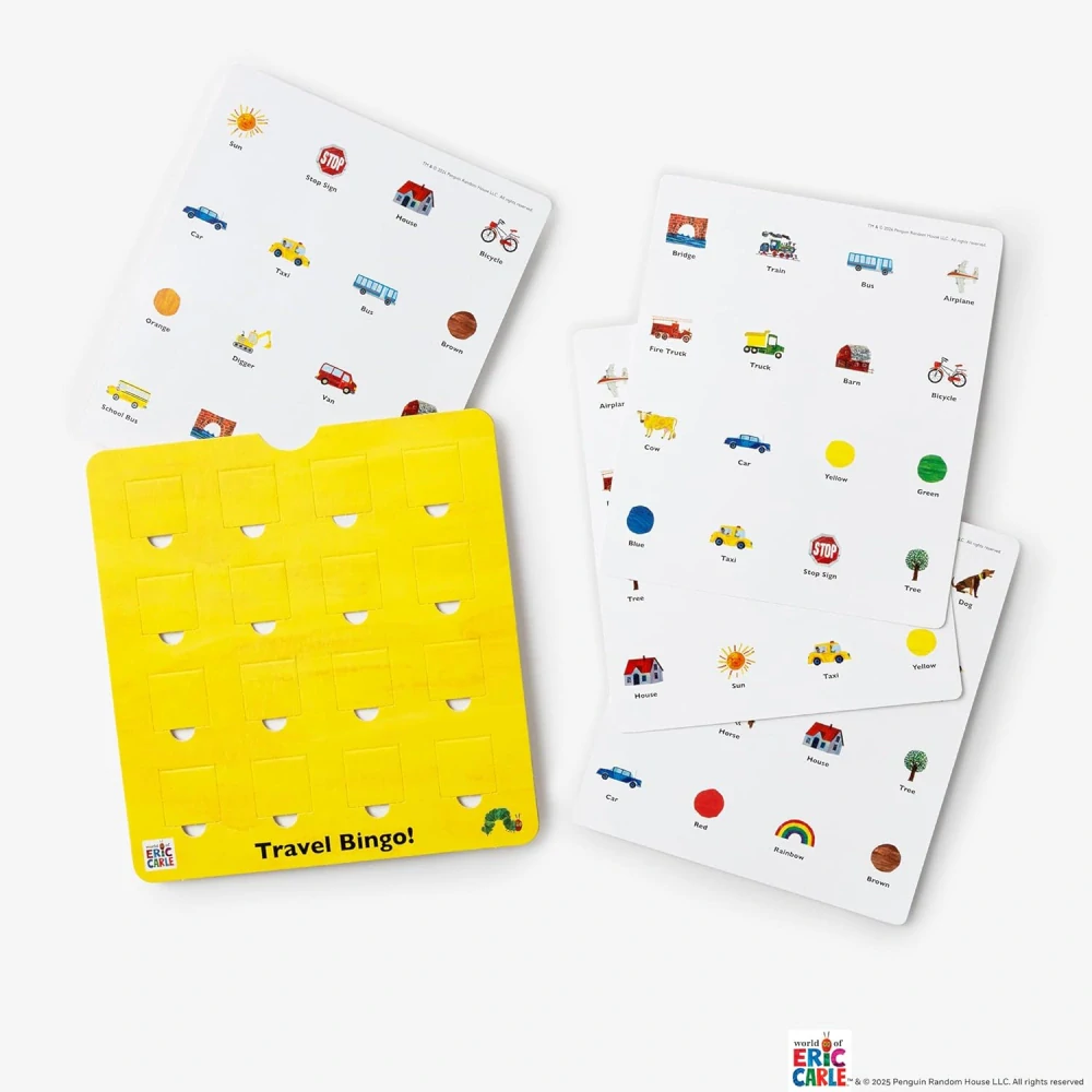 The Very Hungry Caterpillar's Travel Bingo Game