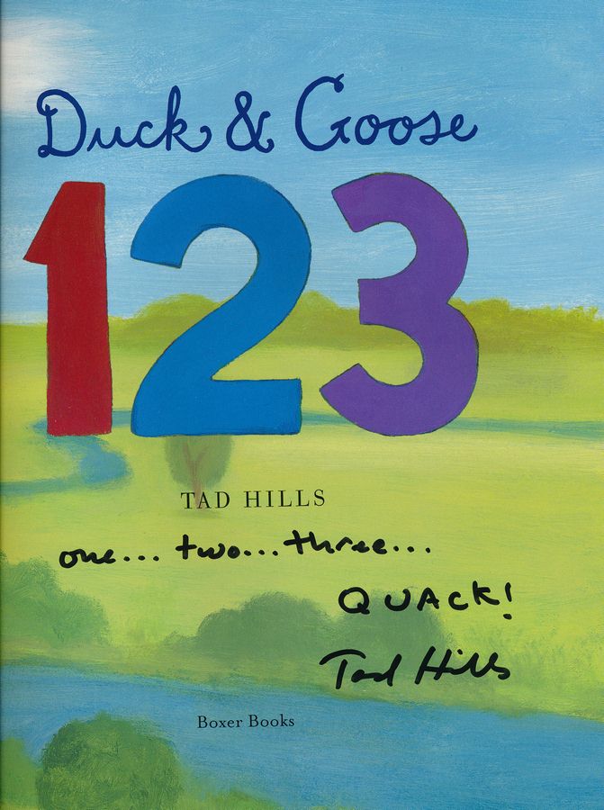 Duck & Goose: 1,2,3 kniha podepsaná autorem