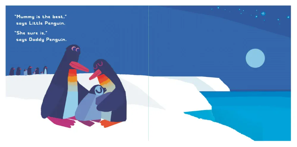 Well Done, Mummy Penguin kniha podepsaná Chris Haughton