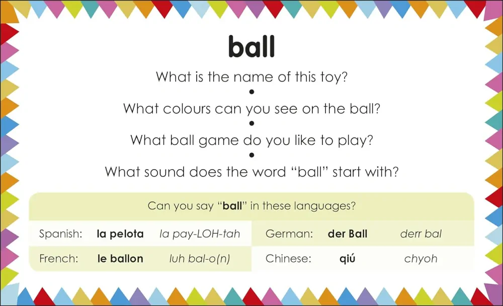 Flashcards My First Words obrázky s otázkami v angličtině