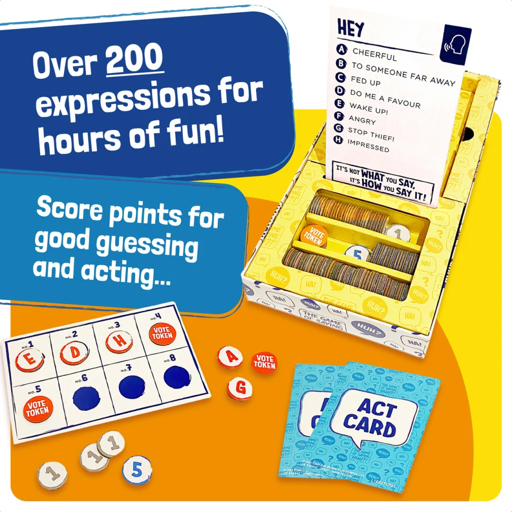 The Game of Saying "Huh" zábavná hra v angličtině