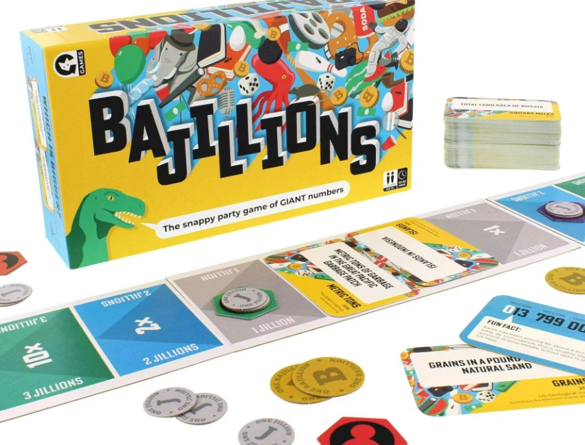 Bajillions Family Party Game společenská desková hra v angličtině