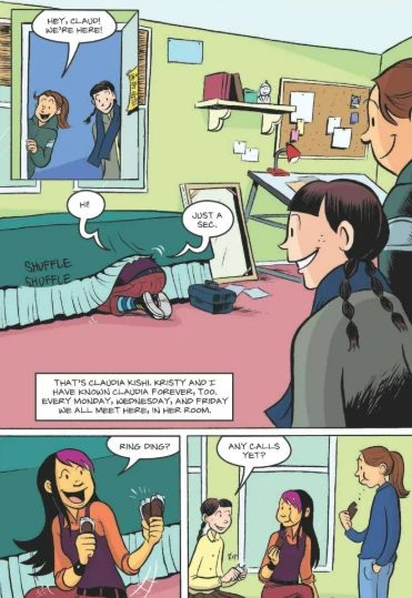 The Baby-sitters Club Mary Anne Saves the Day komiks v angličtině