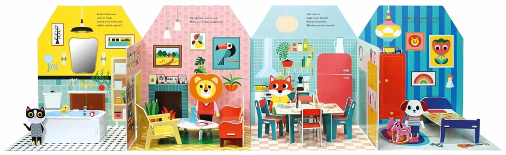 Doll's House postavte si svůj 3D domeček kniha v angličtině