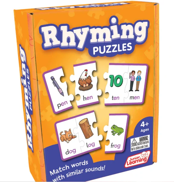 Rhyming Puzzles rýmující se anglická slovíčka puzzle