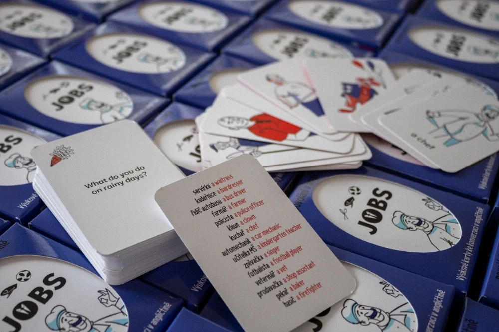 Jobs povolání v angličtině výukové karty pro základní školy