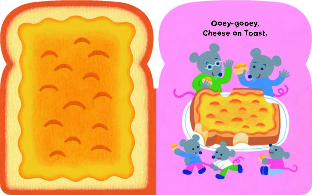 Toast kniha pro děti v angličtině o jídle
