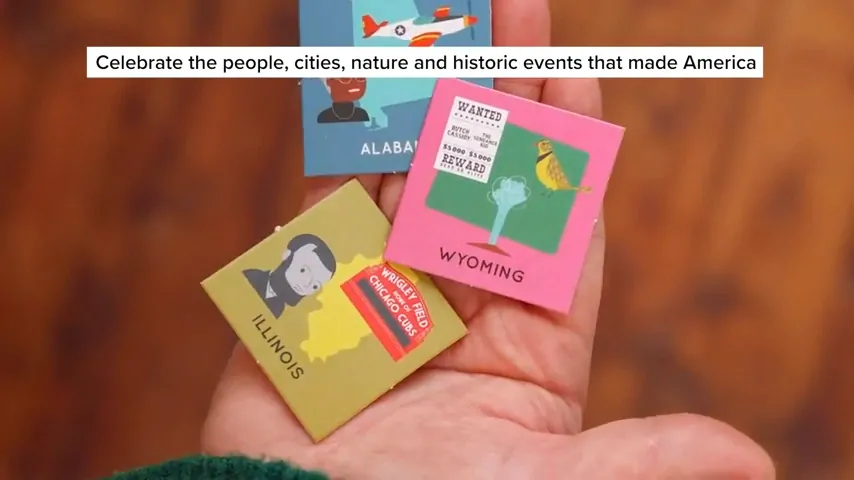 The 50 States Bingo 50 států USA ve stolní hře v angličtině