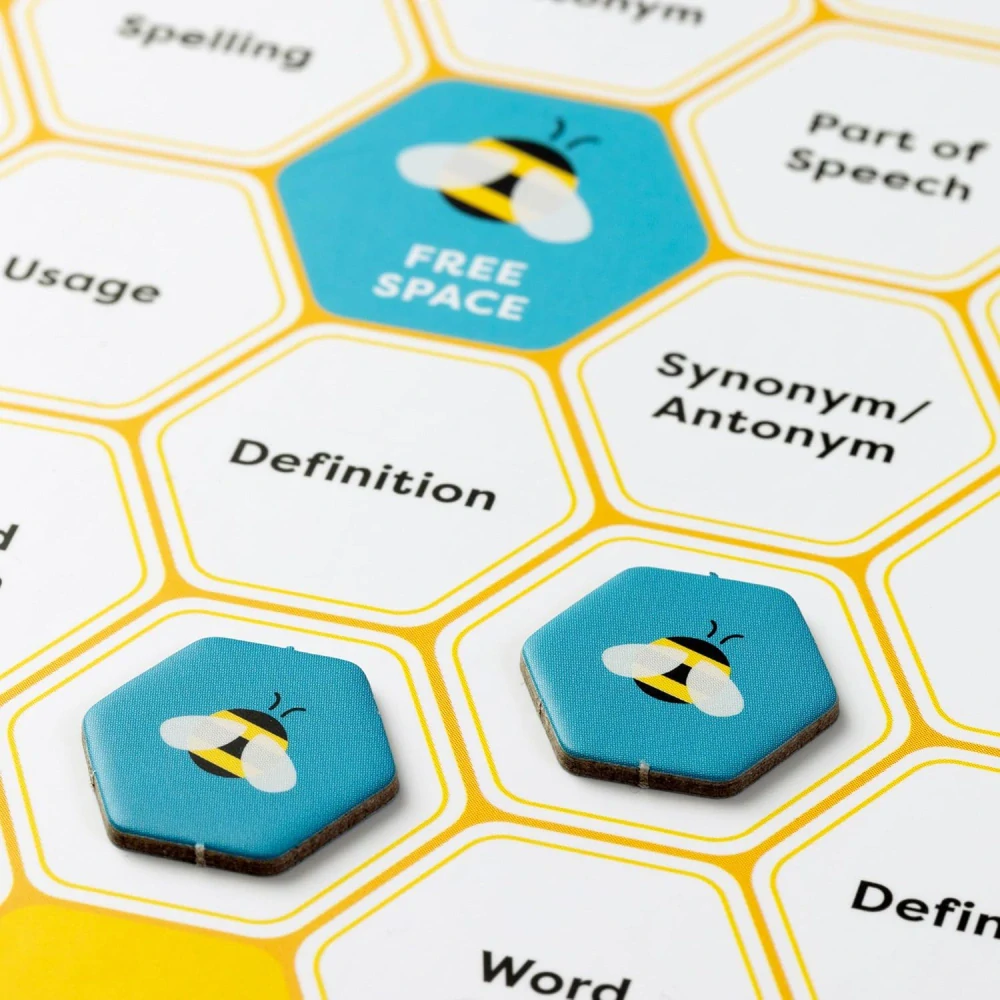 Spelling Bee Bingo anglická gramatika stolní hra bingo