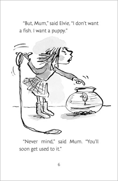 Fluff the Farting Fish vtipná kniha v angličtině pro děti 