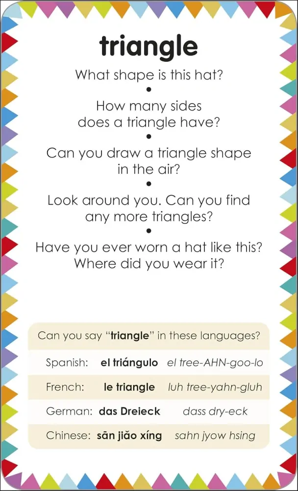 Flashcards My First Colours & Shapes obrázky s otázkami