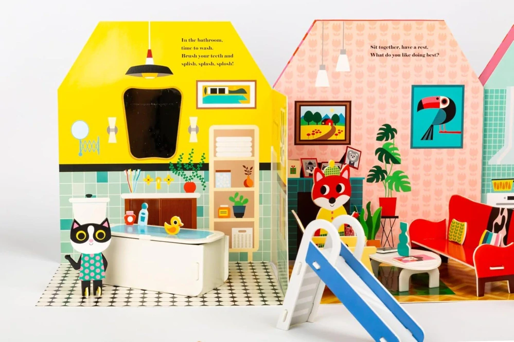 Doll's House postavte si svůj 3D domeček kniha v angličtině