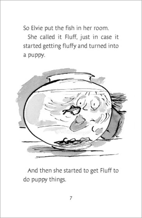 Fluff the Farting Fish vtipná kniha v angličtině pro děti 