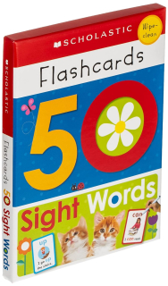 Flashcards - 50 Sight Words (Scholastic Early Learners)