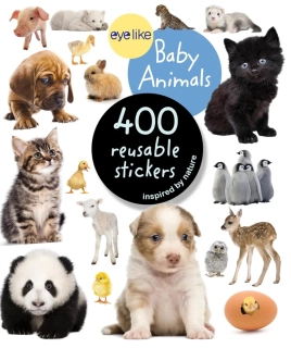 Eyelike Stickers: Baby Animals barevné samolepky s mláďaty