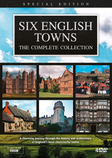 DVD 3x Six English Towns dokument BBC kolekce 4 DVD anglicky