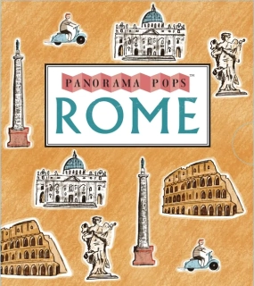 Rome 3D rozkládací knižní průvodce Římem v angličtině