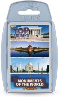 Top Trumps Monuments of the World karetní hra v angličtině