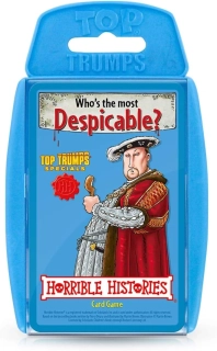 Top Trumps Horrible Histories Card Game karetní hra anglicky