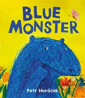 Blue Monster Modrá příšera Petr Horáček kniha v angličtině