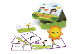 Alpha-Pose Letter Yoga Jóga pozice pro děti v angličtině 