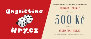 Dárkový poukaz 500 Kč