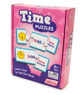 Time Puzzles čas hodiny v angličtině puzzle 72 dílů