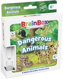 BrainBox Pocket Dangerous Animals nebezpečná zvířata anglicky