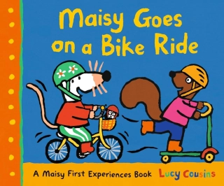 Maisy Goes on a Bike Ride kniha v angličtině v přítomném čase