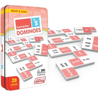 Contraction Dominoes Stažené tvary domino v angličtině