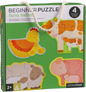 Beginners Puzzle Farm Babies puzzle pro děti zvířata a mláďata