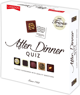 After Dinner Quiz Chocolate Box znalostní hra v angličtině