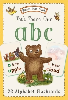 Brown Bear Wood Alphabet Flashcards karty v angličtině
